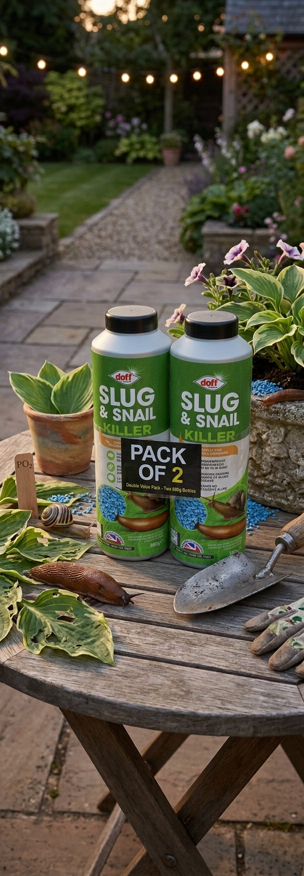 800g slug and snail killer pellets for garden and greenhouse use. Fast-acting pellets designed to help control slugs and snails. Available in packs of 1, 2, 3 and 4.