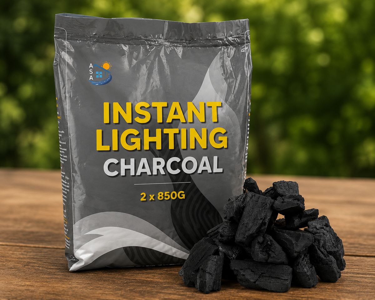 Instant Lighting BBQ Charcoal – 2 × 850g