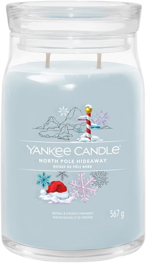 Yankee Candle Signature Large Garden Candle North Pole Hideaway 567g