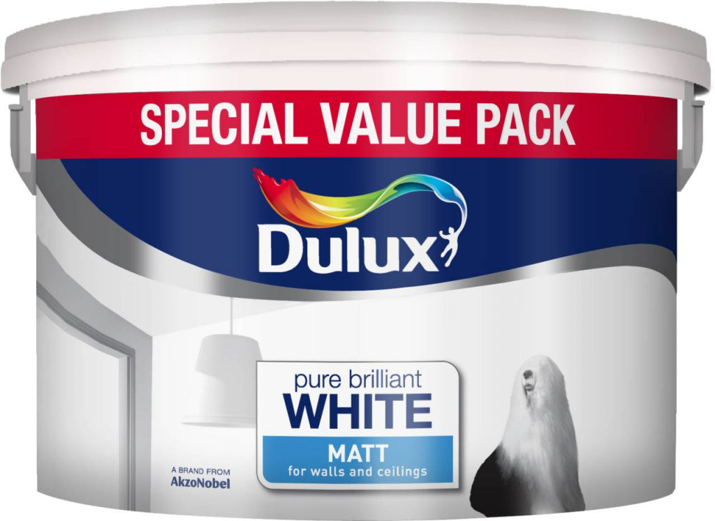 Dulux Rich Matt 7L – Pure Brilliant White Matt Emulsion Paint