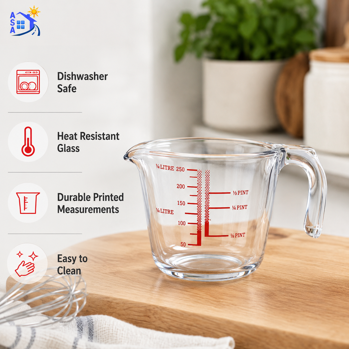 Transparent Measuring Jug