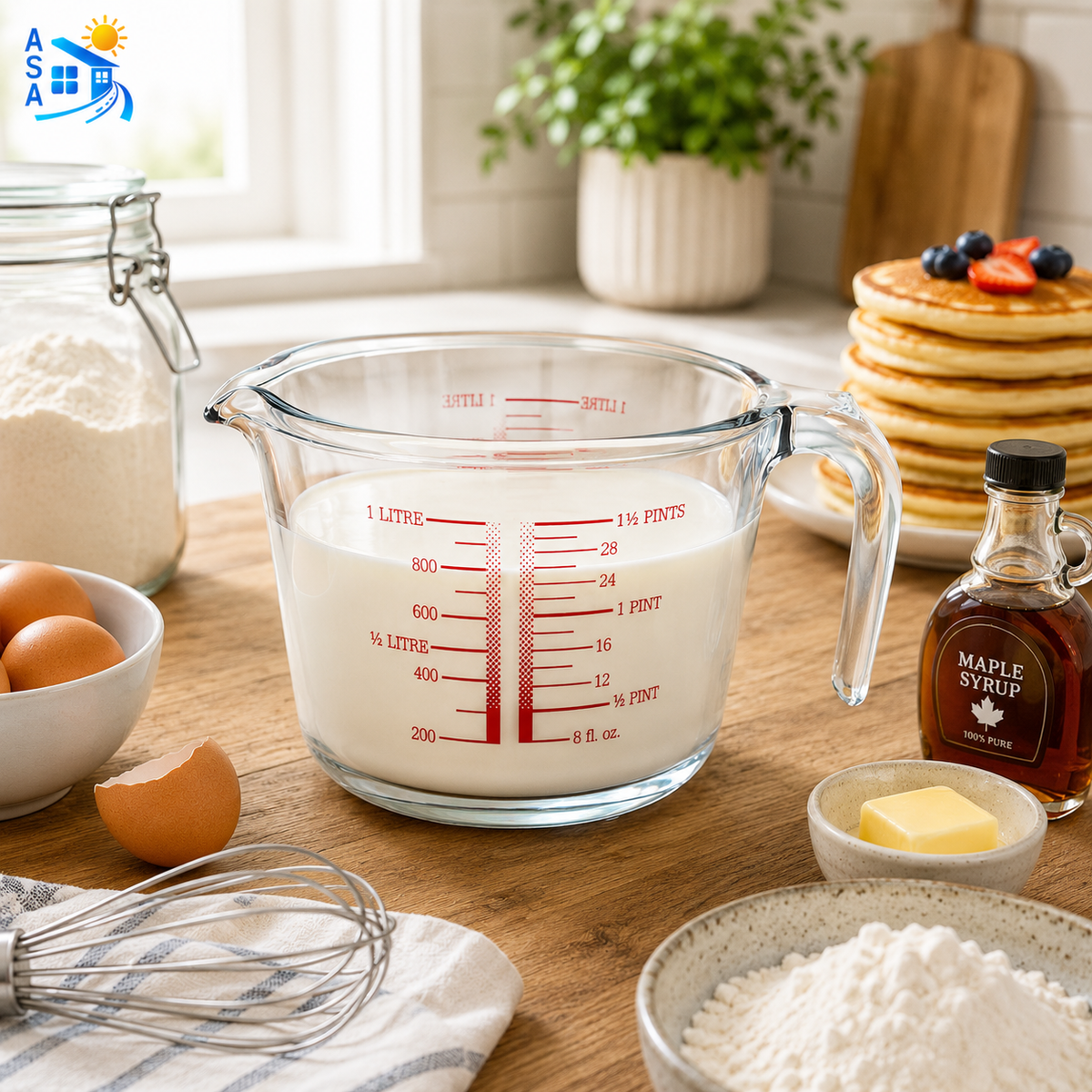 Transparent Measuring Jug