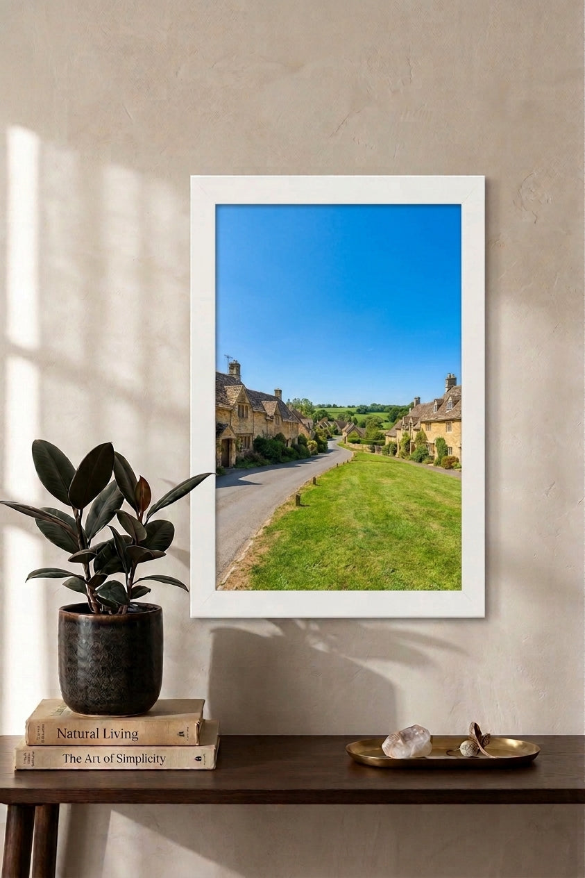 A4 Picture Frame 21x30cm – MDF Wooden Photo Frame for Posters & Certificates – White, Black & Silver