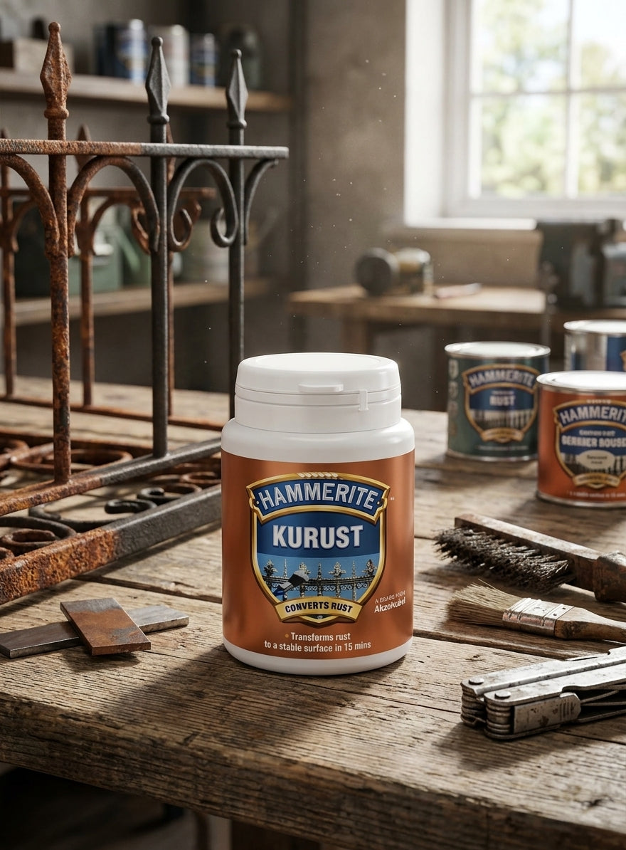 Hammerite Kurust 90ml – Rust Converter & Metal Treatment for Rusty Metal Surfaces