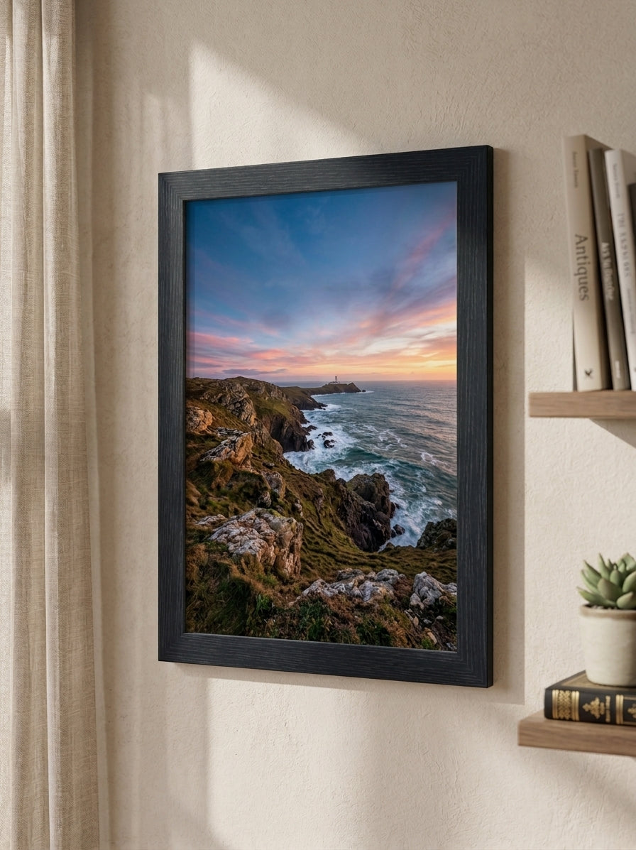A3 Picture Frame 30x42cm – MDF Wooden Photo Frame for Posters & Certificates – Black, Silver & White