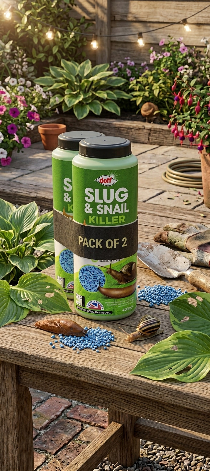 Slug & Snail Killer 400g Max pellets for helping protect ornamental plants, flowers and vegetables from slugs and snails. Available in multiple pack sizes.