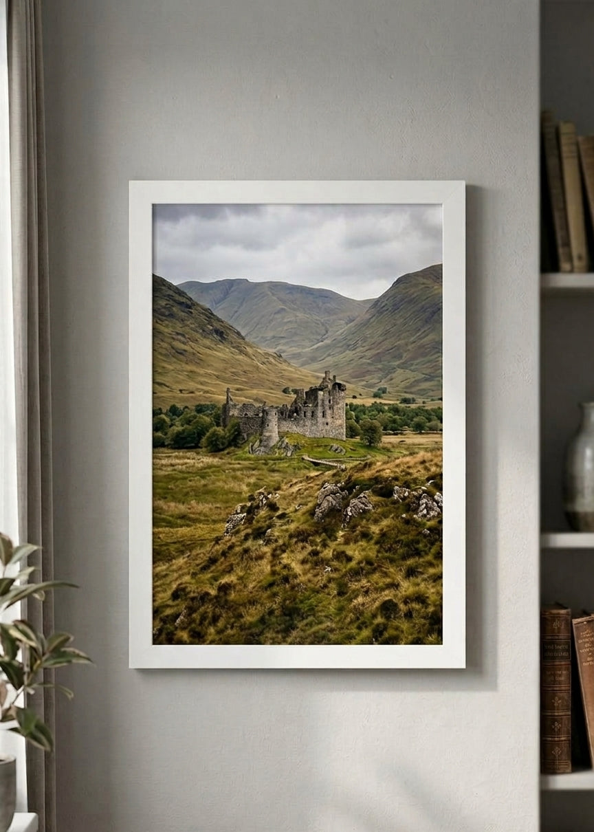 A2 Picture Frame 42x59.4cm – Modern Wooden Frame with Perspex Front – Black, White & Silver