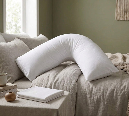 V-Shaped Support Pillow with Pillowcase